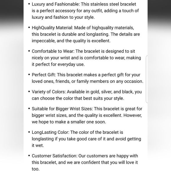 Silvertone Stainless Unisex Bangle Bracelet 8" Red & Green Enamel inlay NWT - Picture 3 of 5